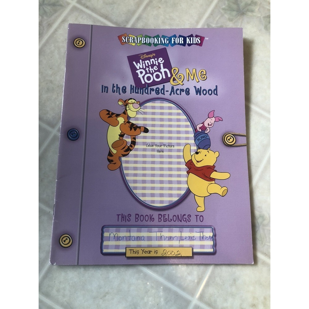 Disney‎ Scrapbooking For Kids Winnie The Pooh Paper Pizazz OUT OF PRINT